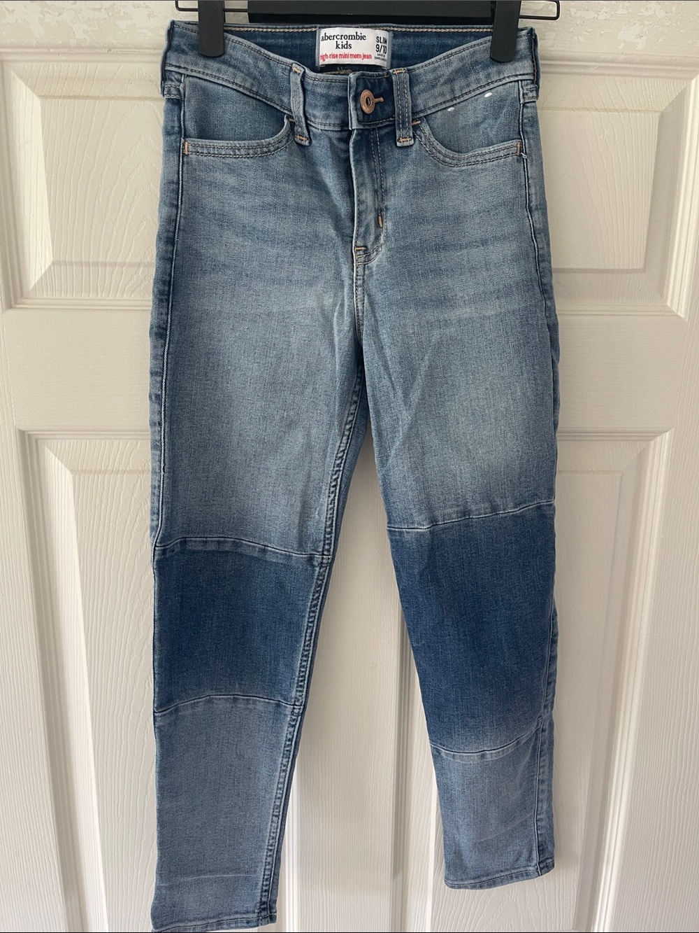 abercrombie kids Two-Tone Light and Dark Blue Skinny Jeans